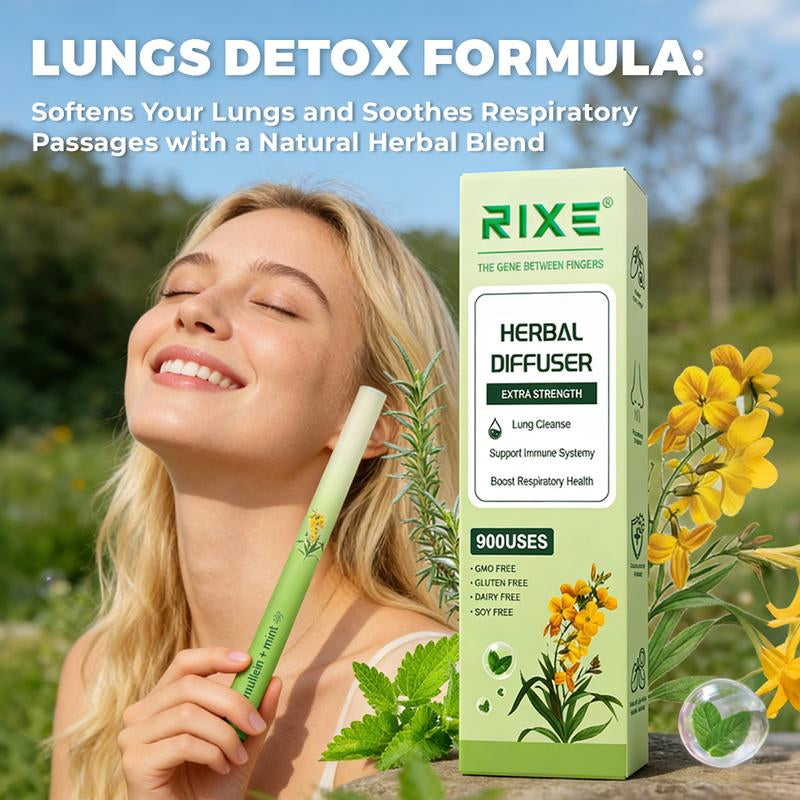 Herbal Body Wellness and Tongue Freshener - Relaxation Diffusion Stick for Lung Support